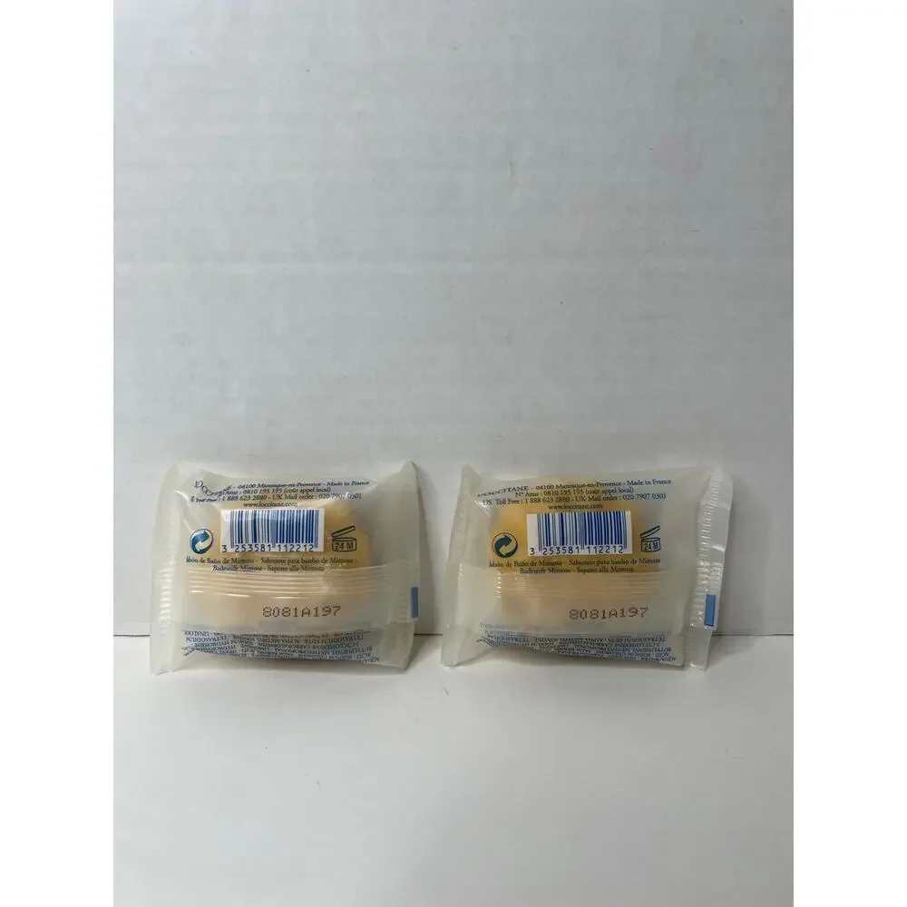 NEW L'Occitane MIMOSA Travel Soap 2 Pack